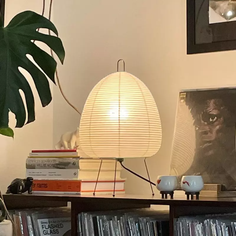 Washi Paper Table Lamp