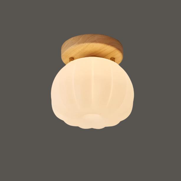Pumpkin Flush Ceiling Light