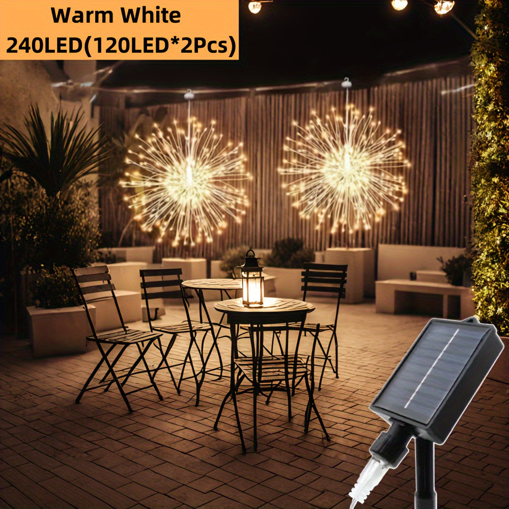 Hanging Solar Starburst Spheres