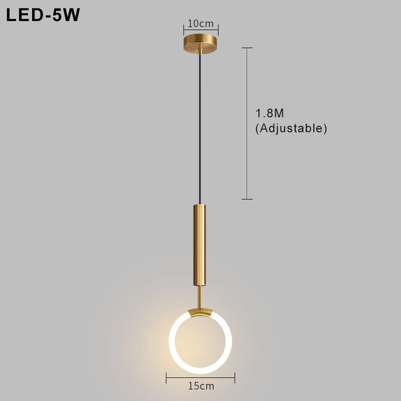 Nordic Simple LED Pendant Light