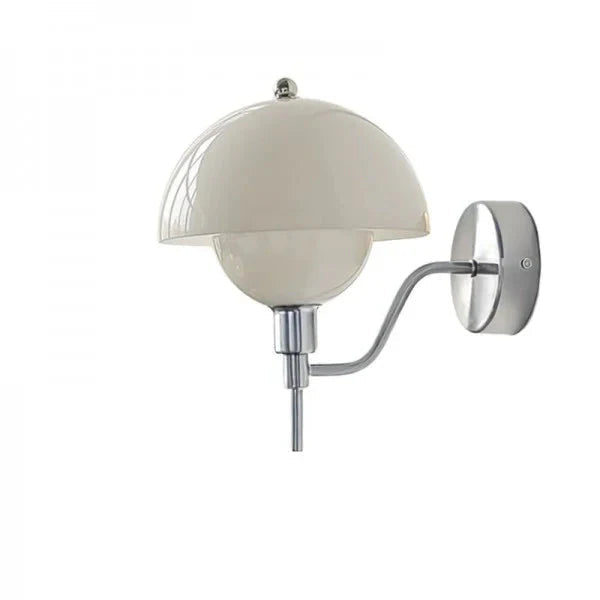 Cream Mushroom Wall Light