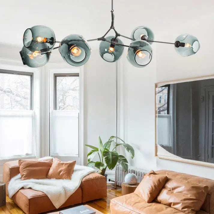 Bubble Glass Sputnik Chandelier