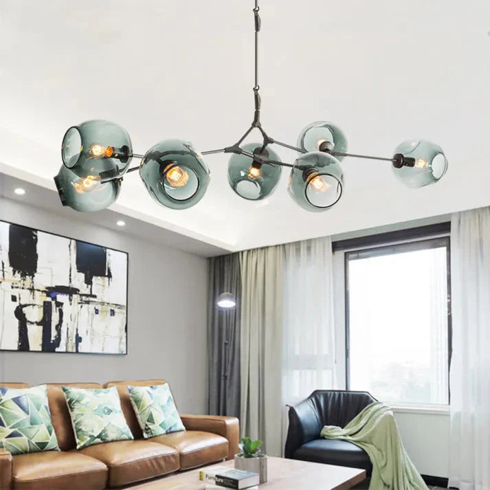 Bubble Glass Sputnik Chandelier