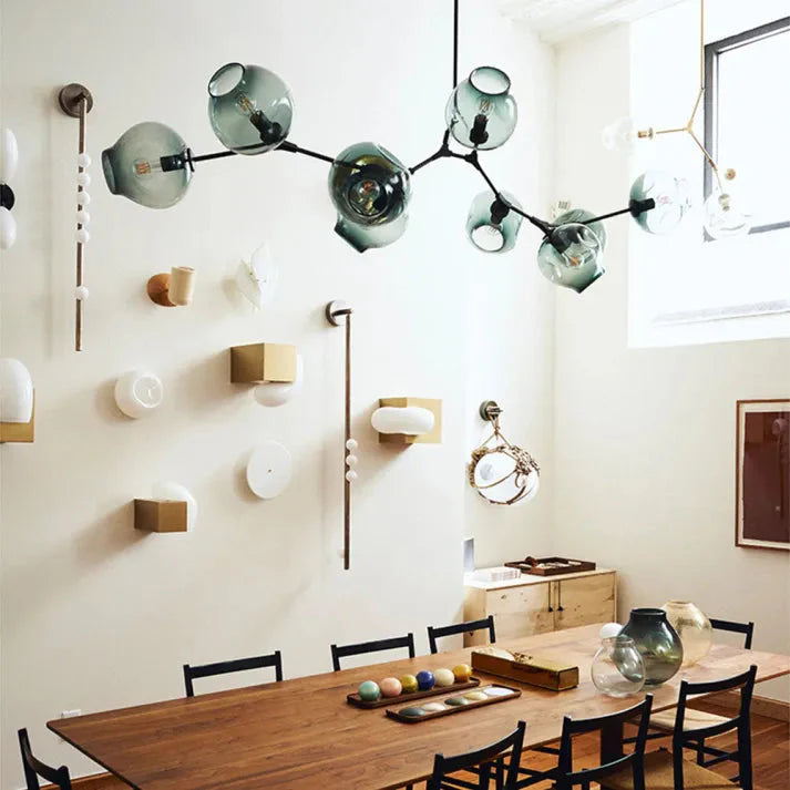 Bubble Glass Sputnik Chandelier