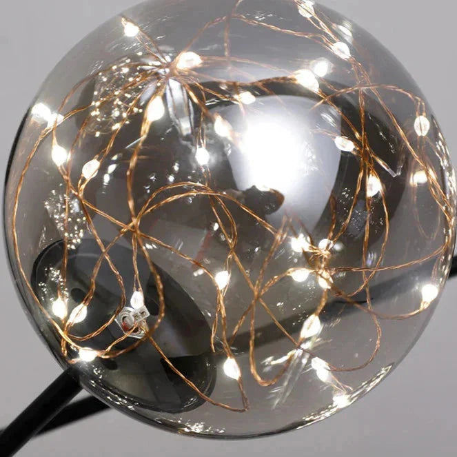 NobleLuminance Glass Globe Chandelier