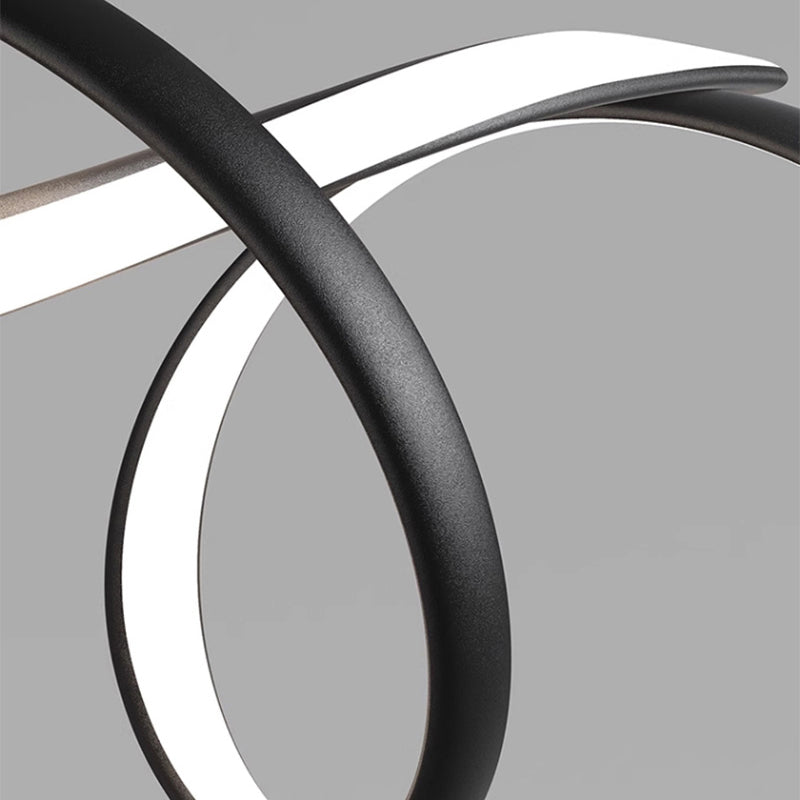 Modern Black LED Chandelier