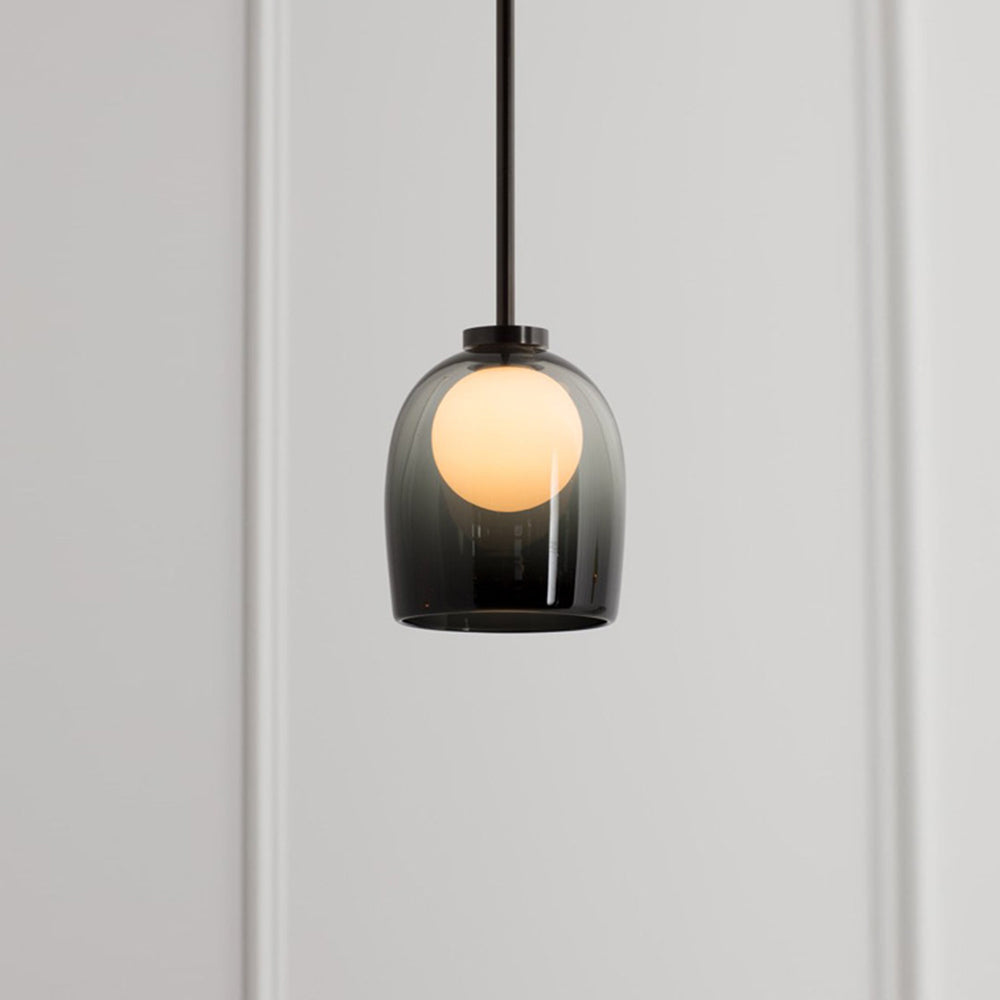 Modern Glass Globe Pendant Light