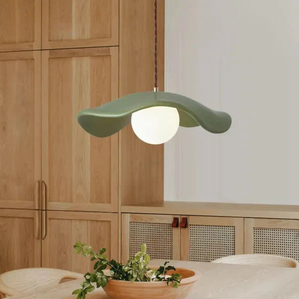 Lotus Leaf Wabi Sabi Pendant Light