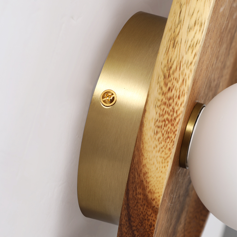 Natural Wood Wall Light