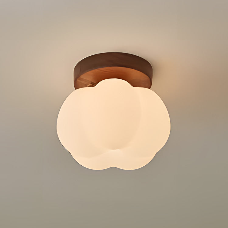 Pumpkin Flush Ceiling Light