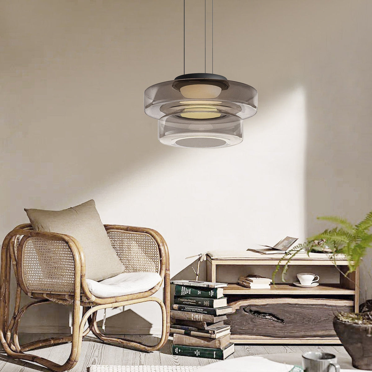 Bauhaus Style Glass Pendant Lights