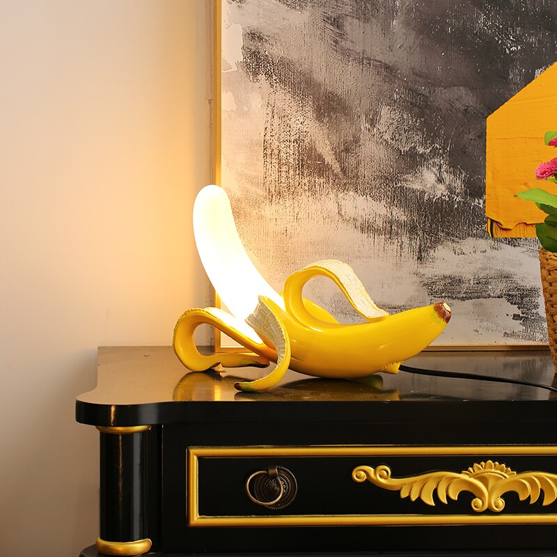 Banana Art Deco Table Lamp