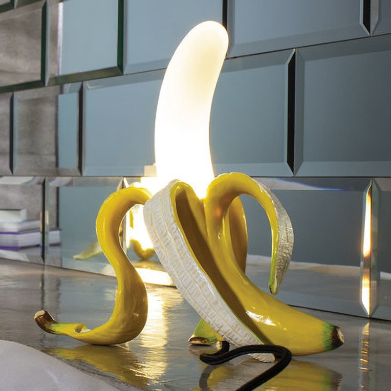 Banana Art Deco Table Lamp
