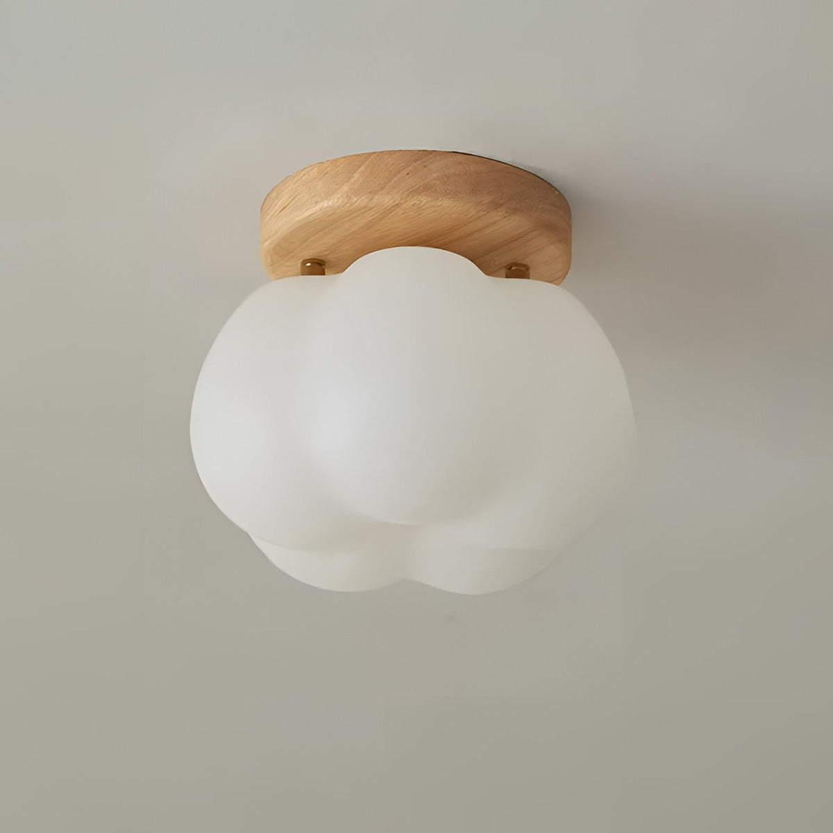 Pumpkin Flush Ceiling Light