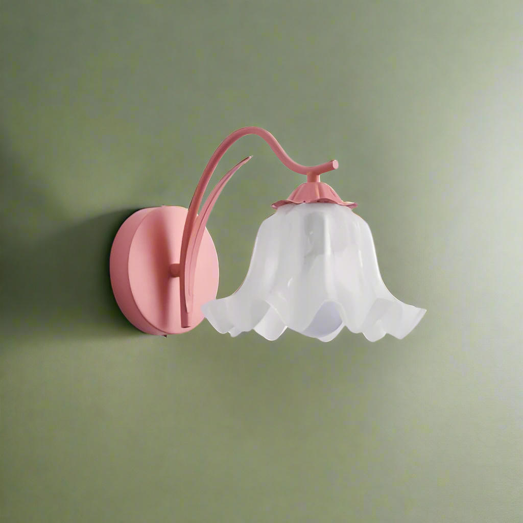French Retro Flower Wall Lamp