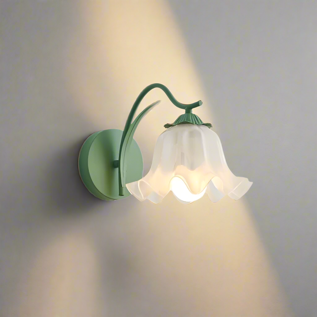 French Retro Flower Wall Lamp
