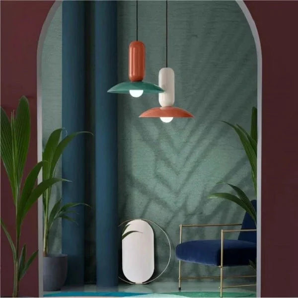 Macaron Frisbee Pendant Lamp