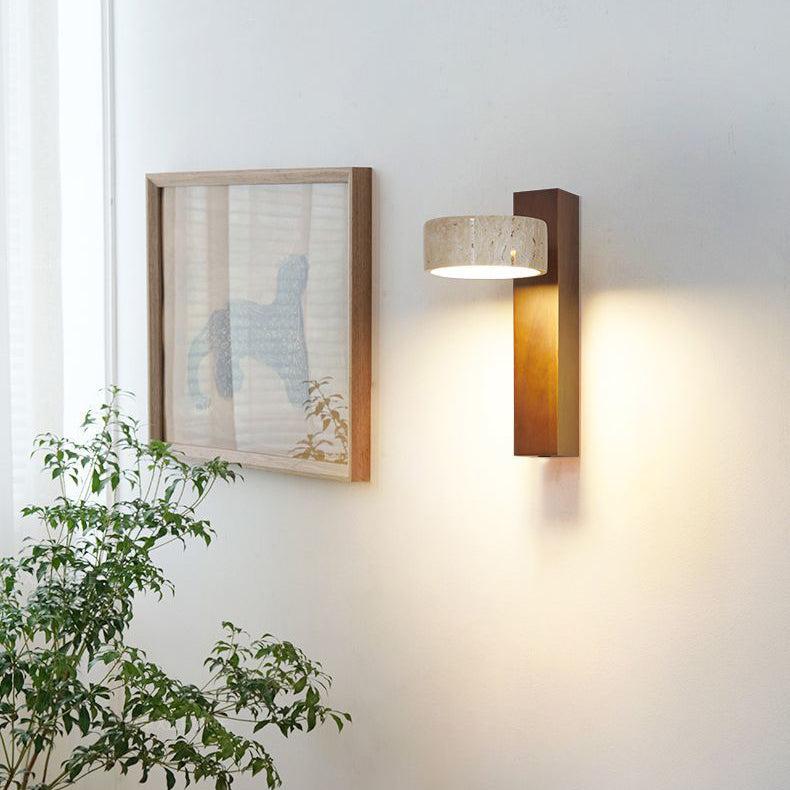 Wabi Sabi Travertine Wall Light