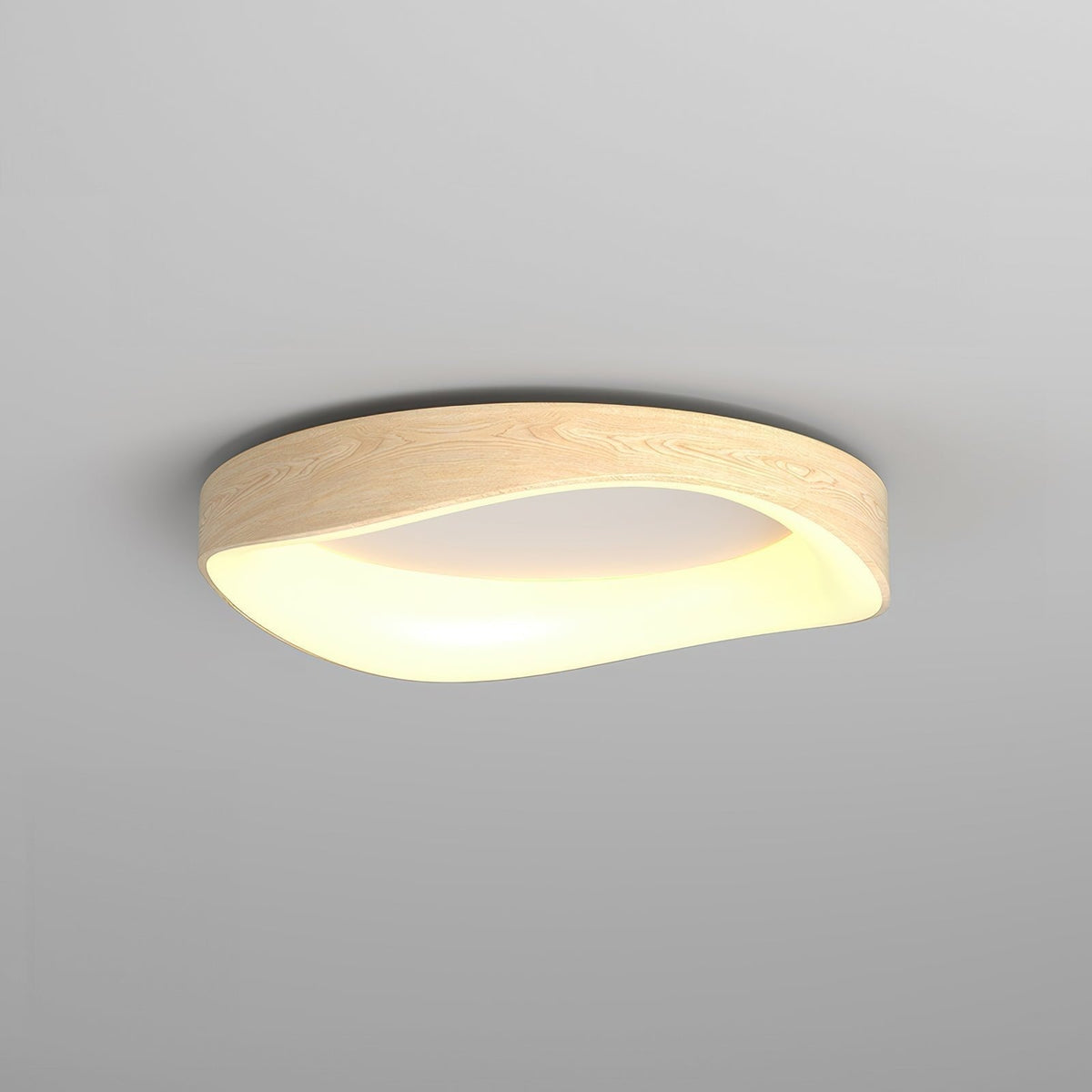 Nordic Wood Grain Ceiling Light