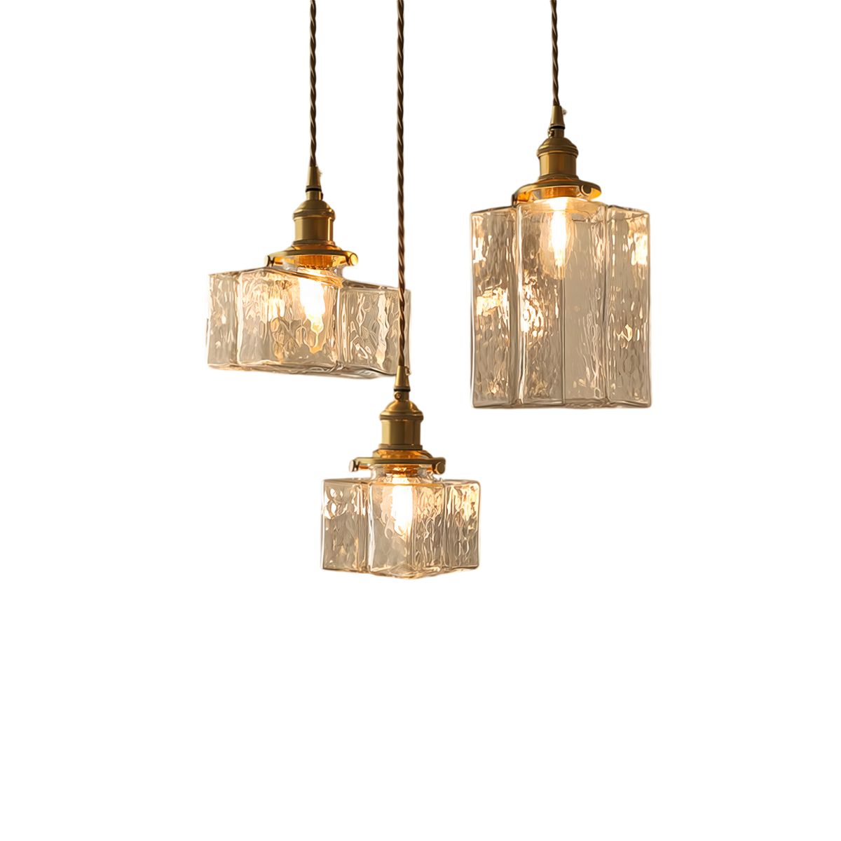 Fatima Retro Glass Pendant Light