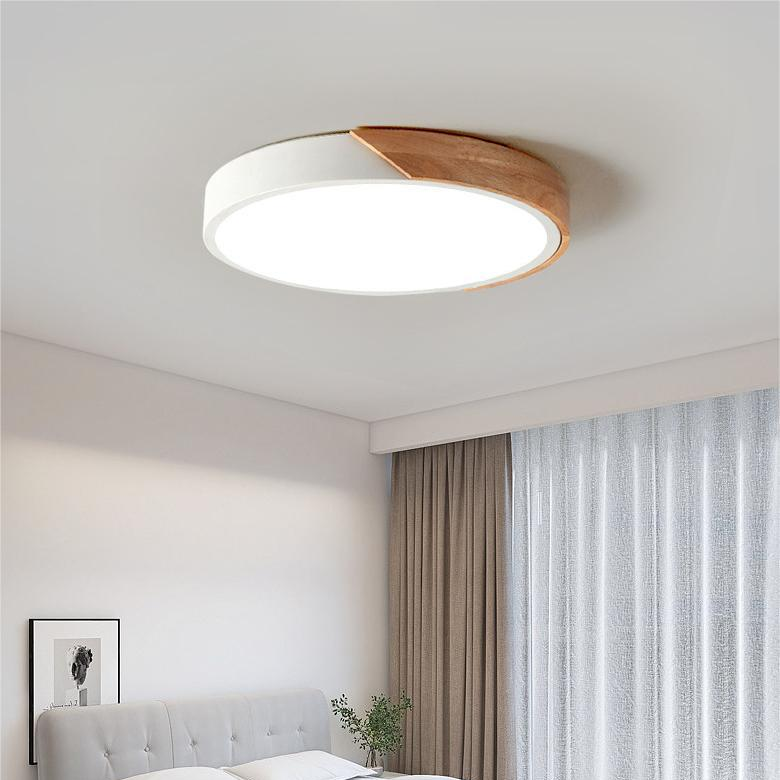 Nordic Wooden Macaron Ceiling Light