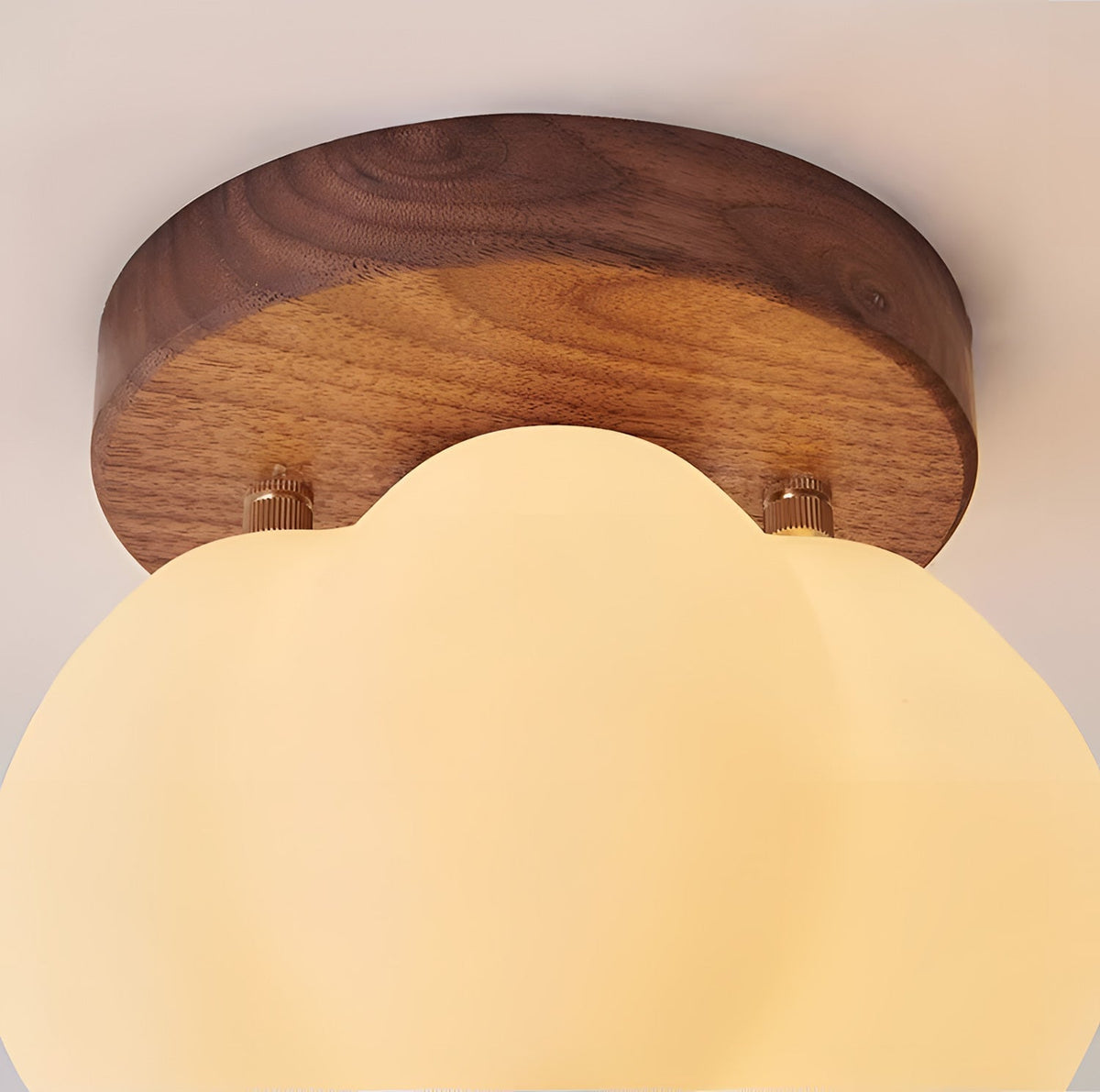 Pumpkin Flush Ceiling Light