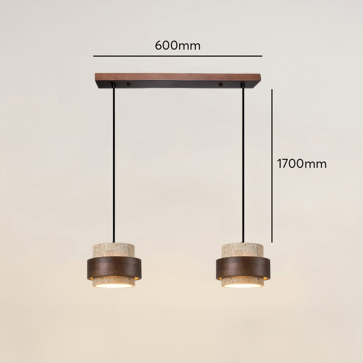 Ascend Retro Stone Pendant