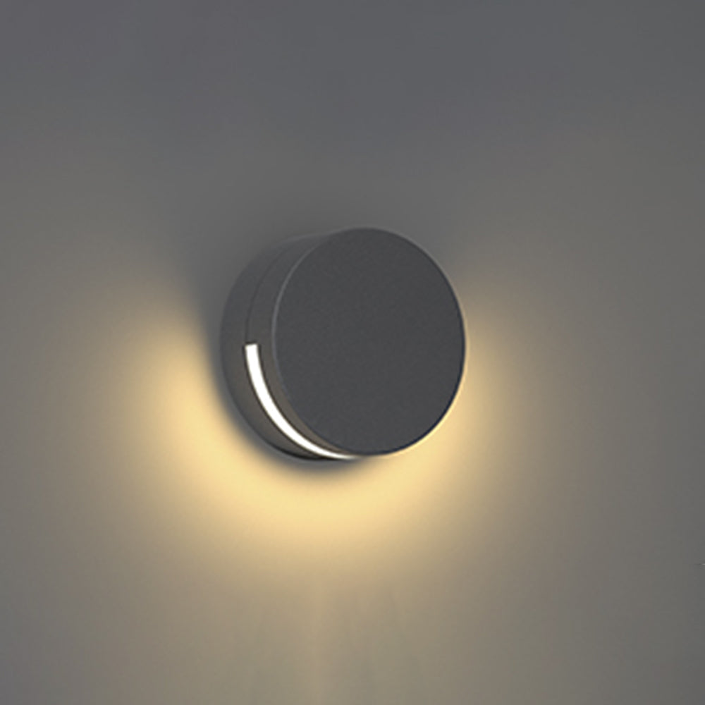 Round Glass Waterproof Outdoor Wall Light