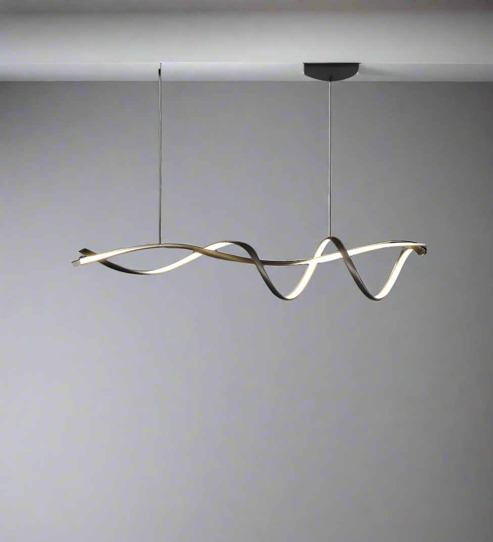 Modern Black LED Chandelier