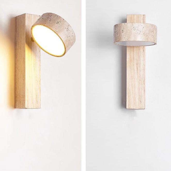 Wabi Sabi Travertine Wall Light