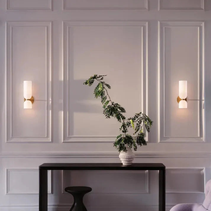 Double Head Glass LED Wall Sconce