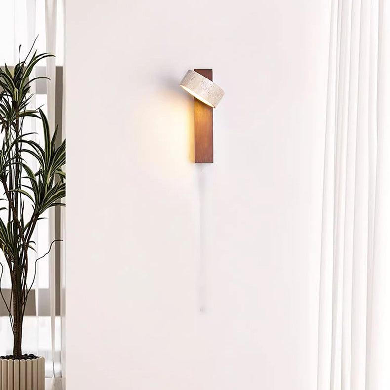 Wabi Sabi Travertine Wall Light