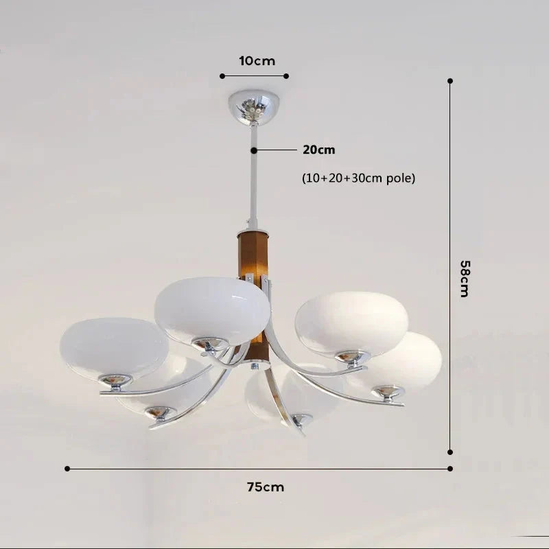 Bauhaus Chandelier (3/5 Heads)