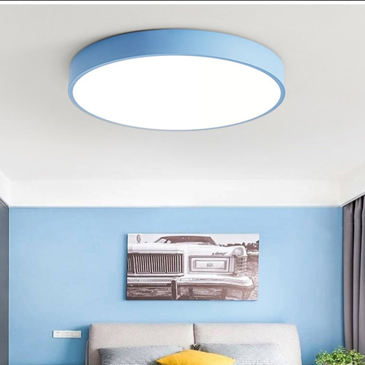 Nordic Wooden Macaron Ceiling Light